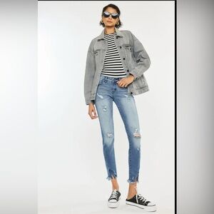 KanCan Distressed Blue Jeans